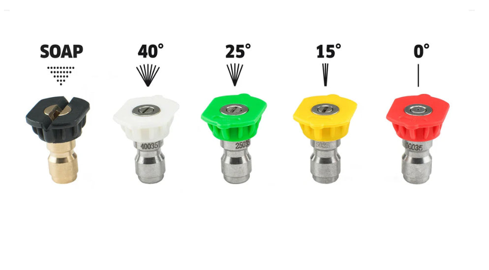 Pressure Washer Nozzle Tips (5 pieces)